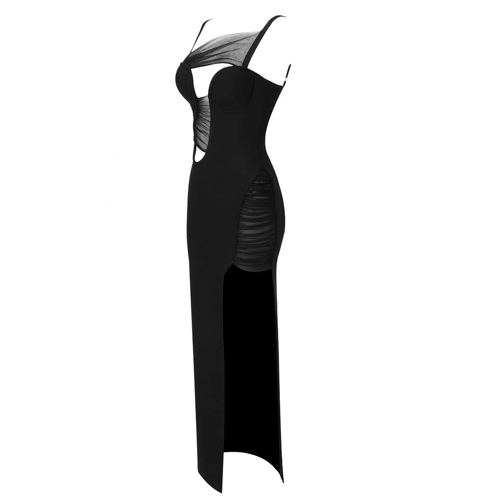 AMASS Hollow Out STRAPS MAXI Dress - Image 3