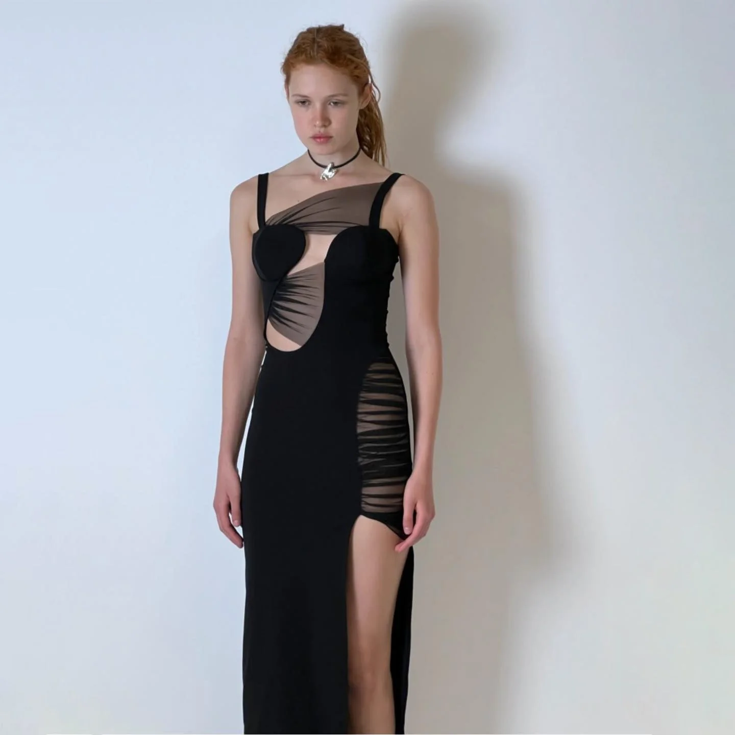 AMASS Hollow Out STRAPS MAXI Dress - Image 7