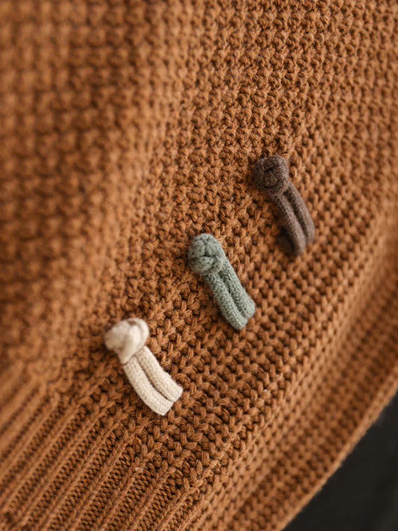 Everyday Cotton V-neck Pullover Sweater - Image 2
