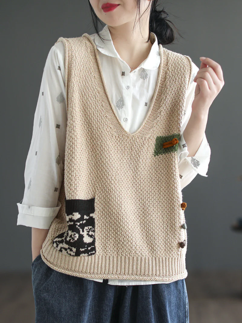 Everyday Cotton V-neck Pullover Sweater - Image 7