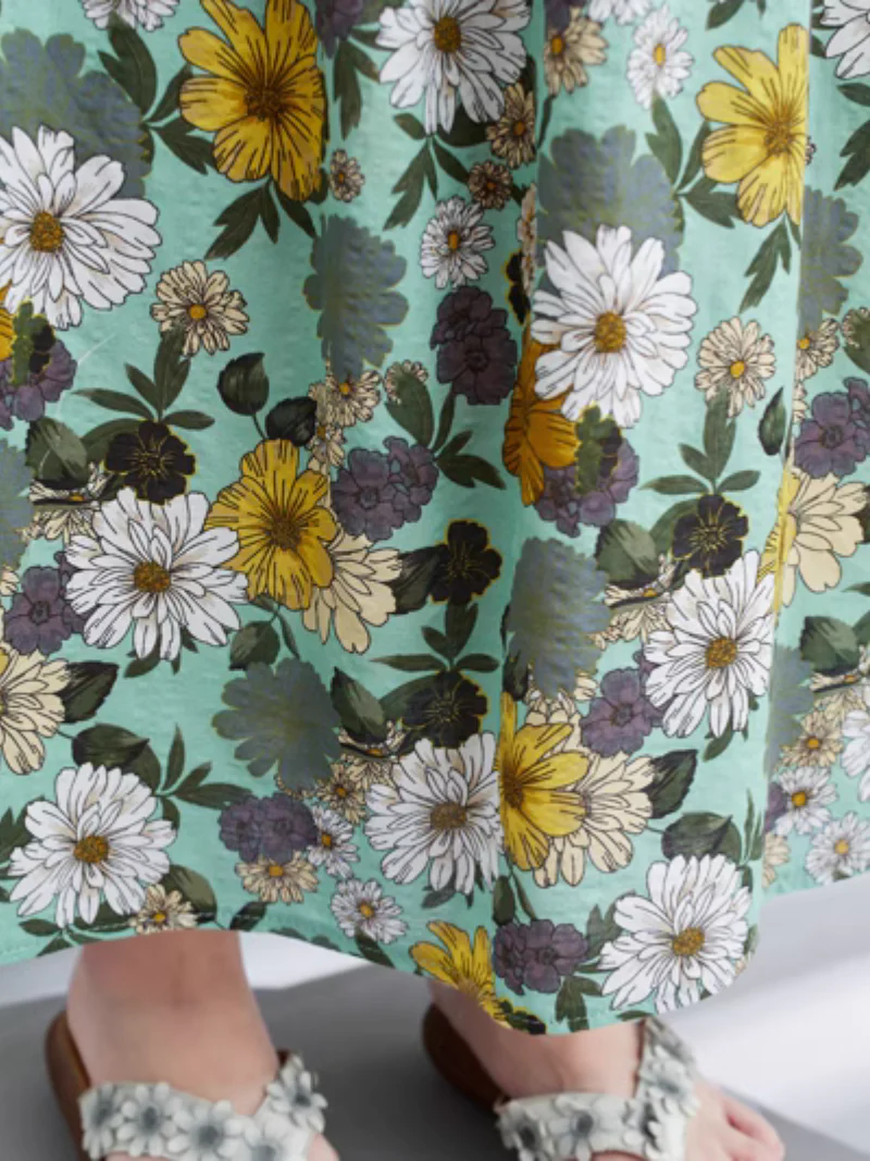 Everyone Lover's Floral A-Line Dress - Image 5