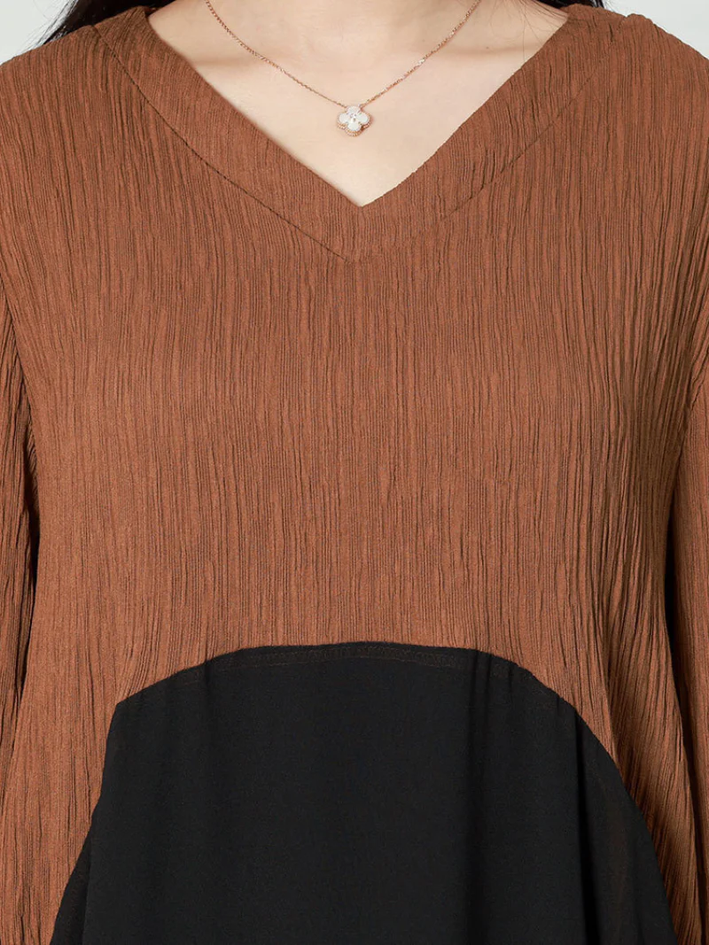 Summer Formal Elegant Loose Long Sleeves Midi-Dress - Image 7