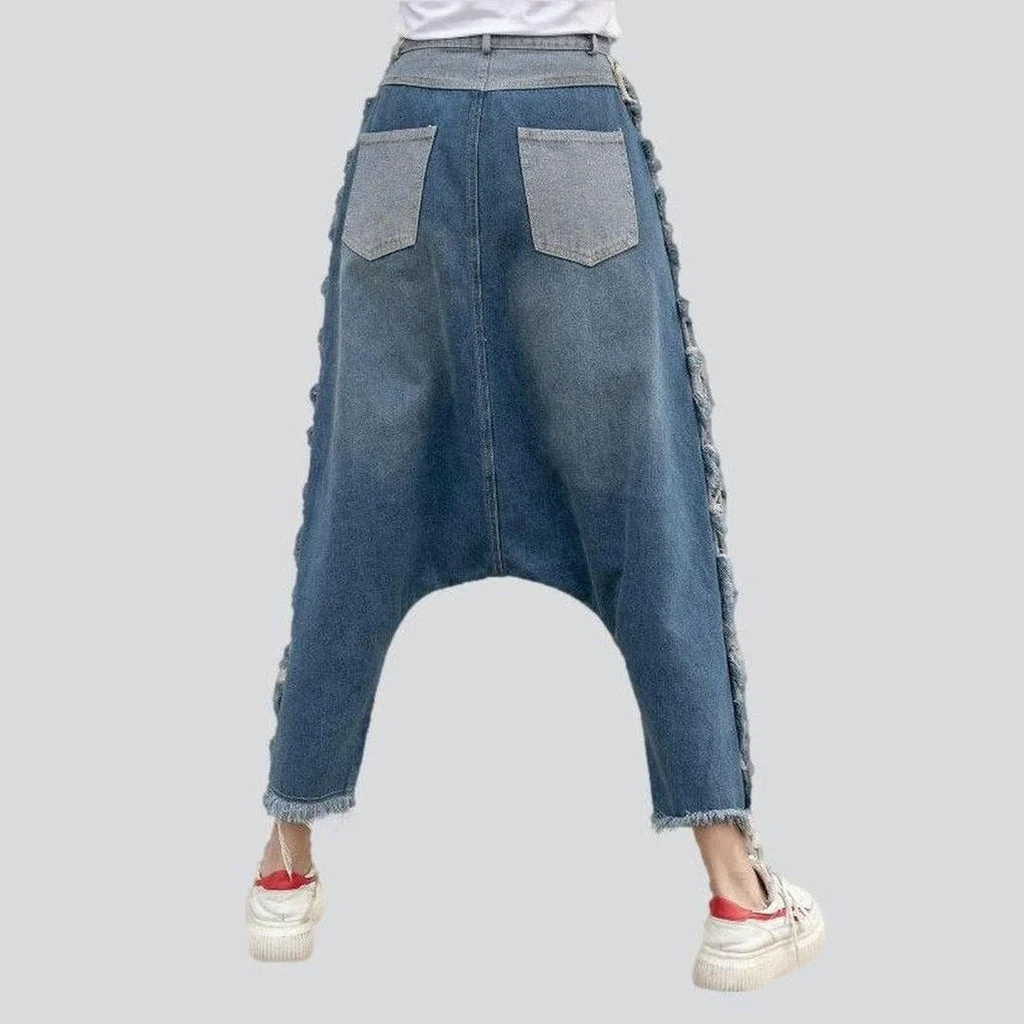 Women's harem denim pants - Image 4