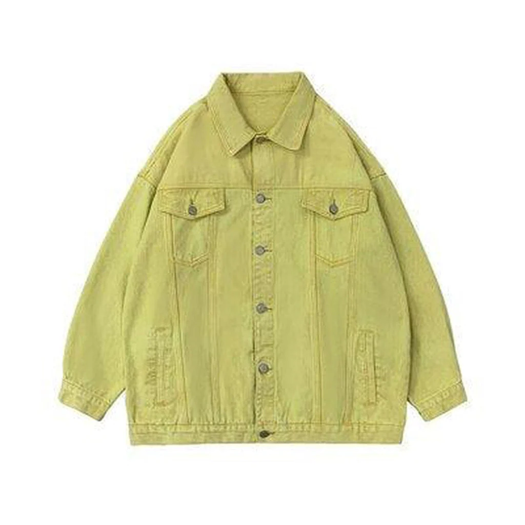 Women's long oversized denim jacket - Image 14