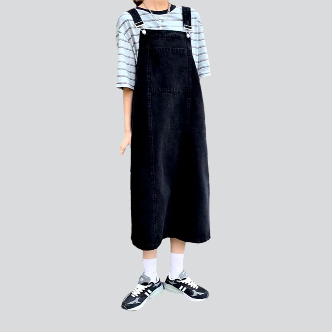 Women's overall dress with suspenders - Image 4