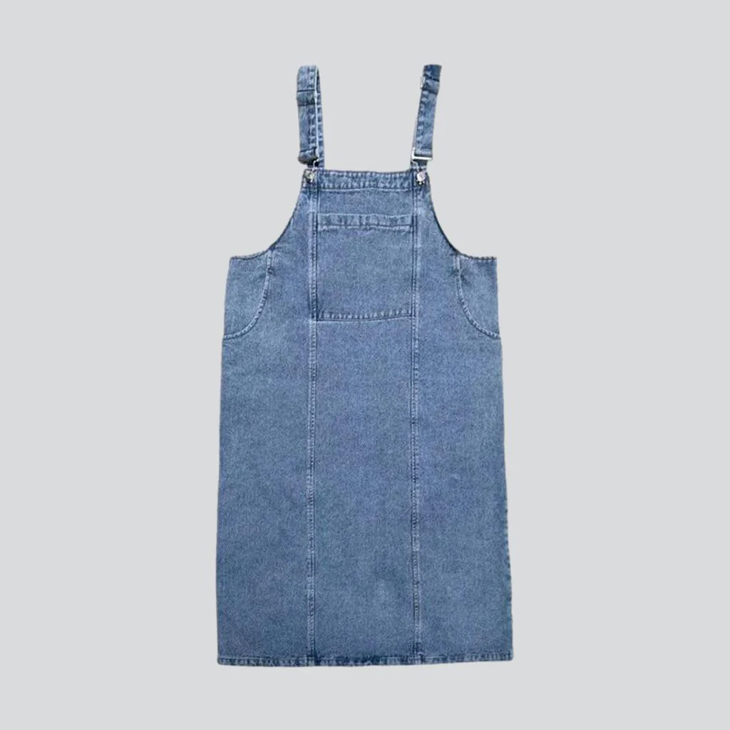 Women's overall dress with suspenders - Image 8