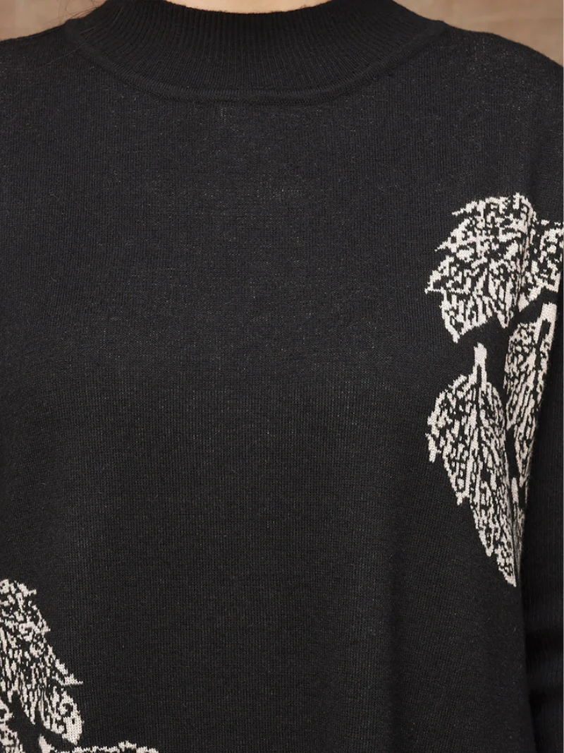 Party Wear Printed Floral A-Line Dress - Image 2
