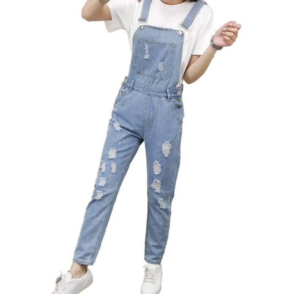 Women's ripped jeans overall - Image 2