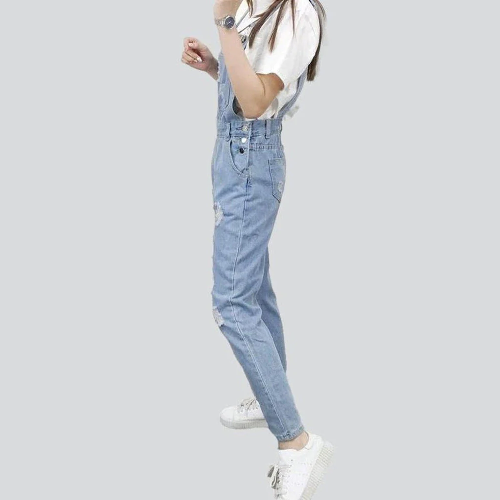 Women's ripped jeans overall - Image 3