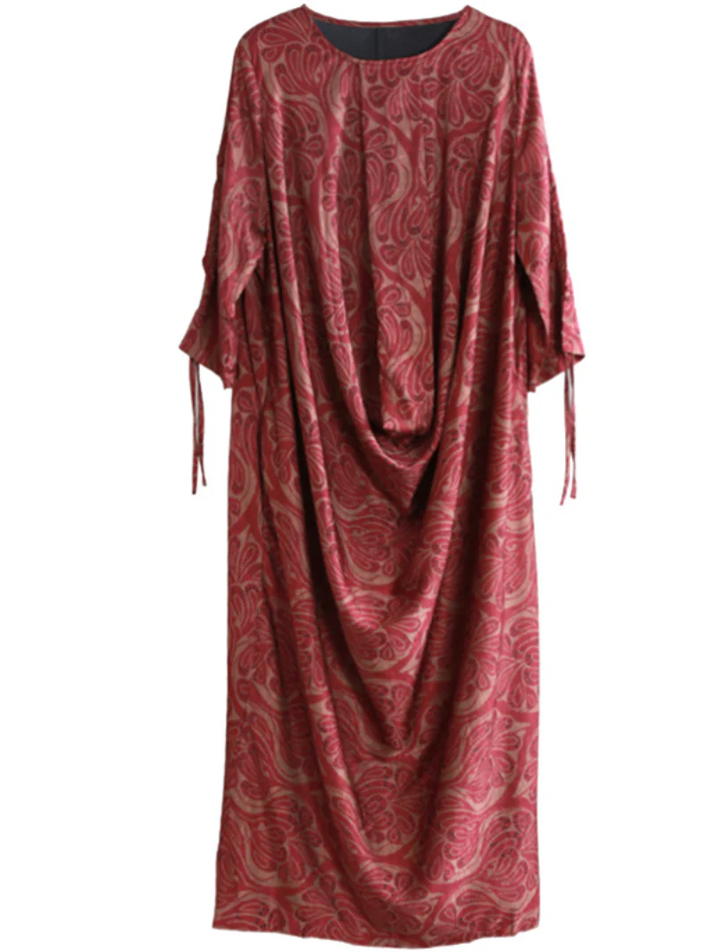 stylish holiday loose maxi dress cool skirt - Image 3