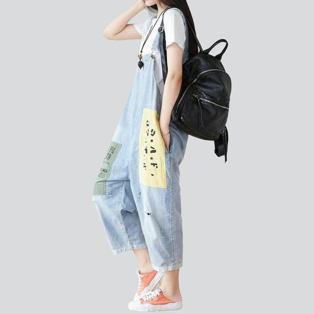 Women's street style jeans overall - Image 3