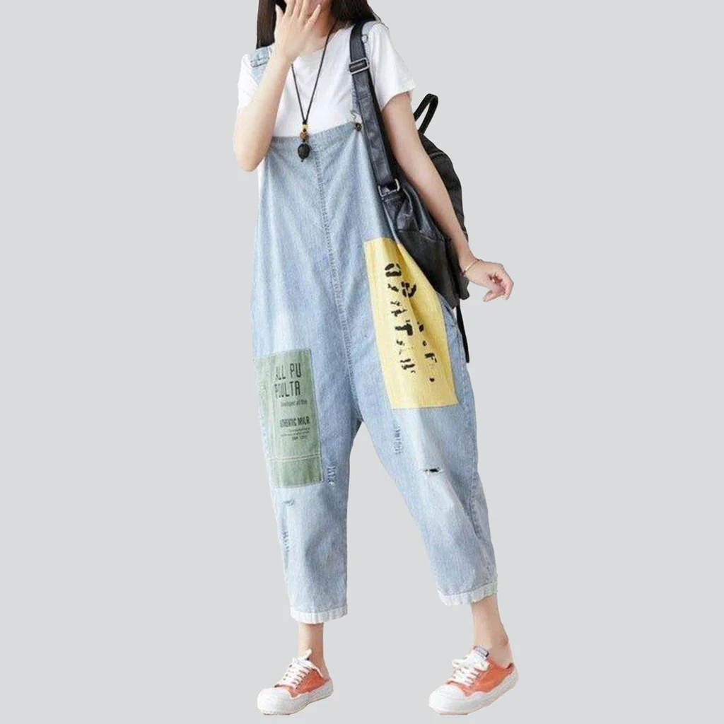 Women's street style jeans overall - Image 4