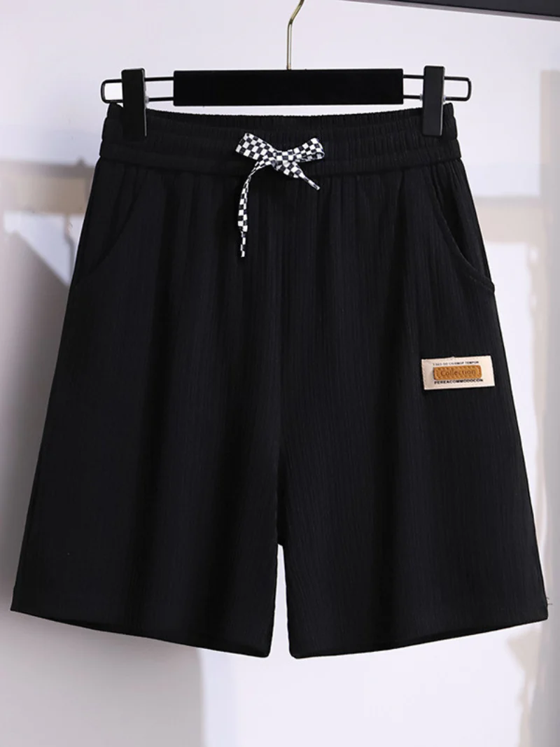 summer high waist loose stylish short trouser pants - Image 3