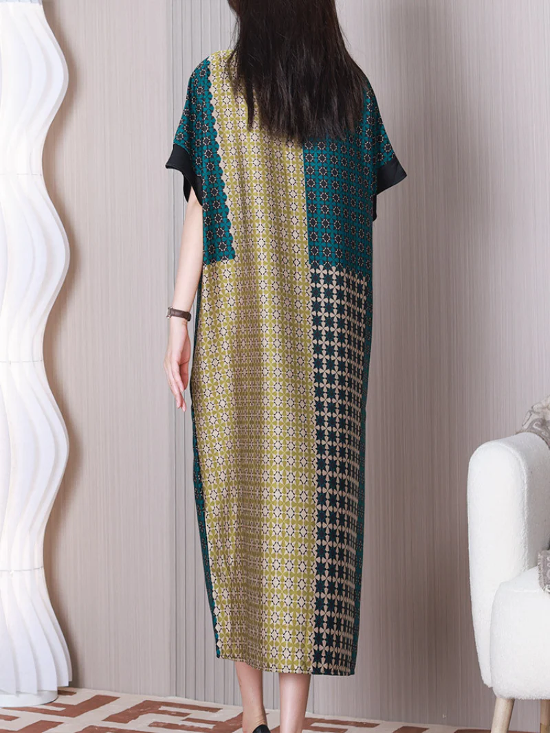 Wonderful Night Lapel Collar A-line Dress - Image 3