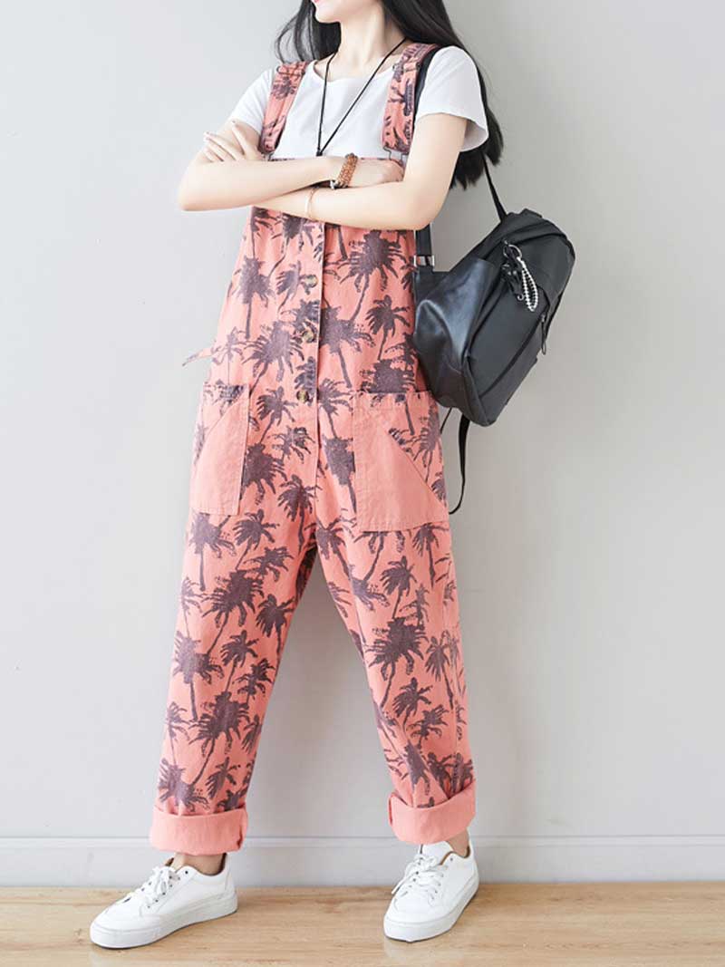 Work Hard Printed Cotton Overall Dungarees - Image 18
