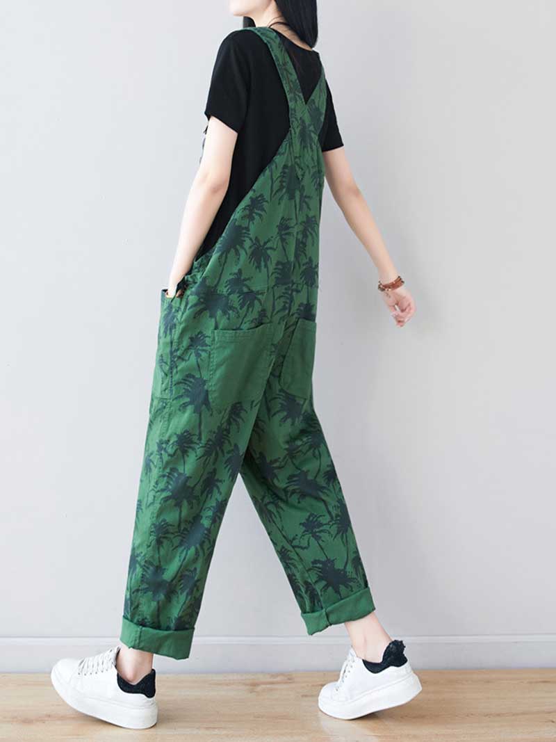Work Hard Printed Cotton Overall Dungarees - Image 5