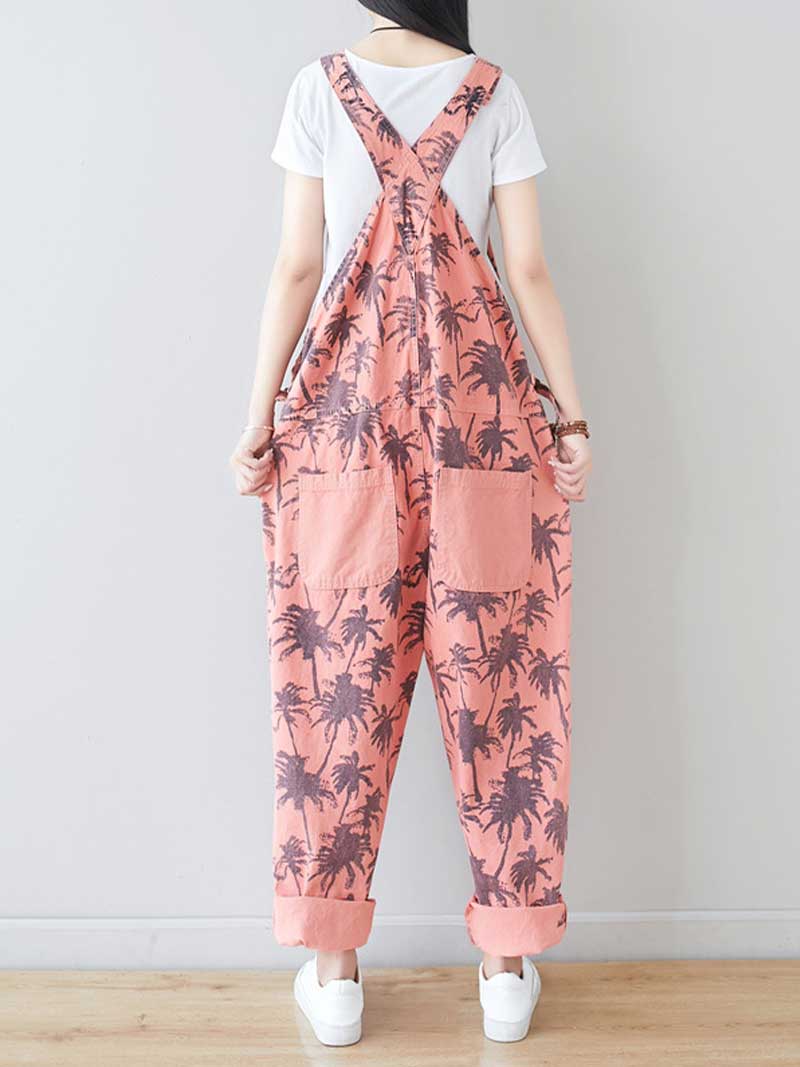 Work Hard Printed Cotton Overall Dungarees - Image 7