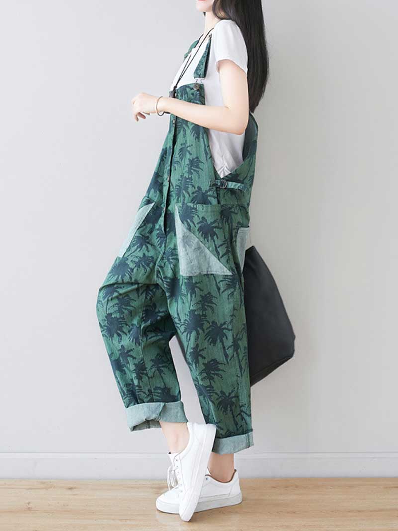 Work Hard Printed Cotton Overall Dungarees - Image 8