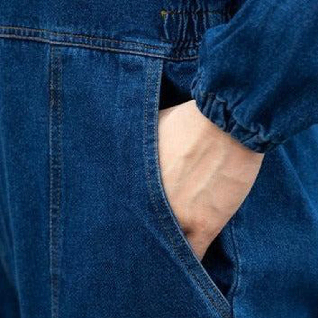 Worker men's blue jean overall - Image 5