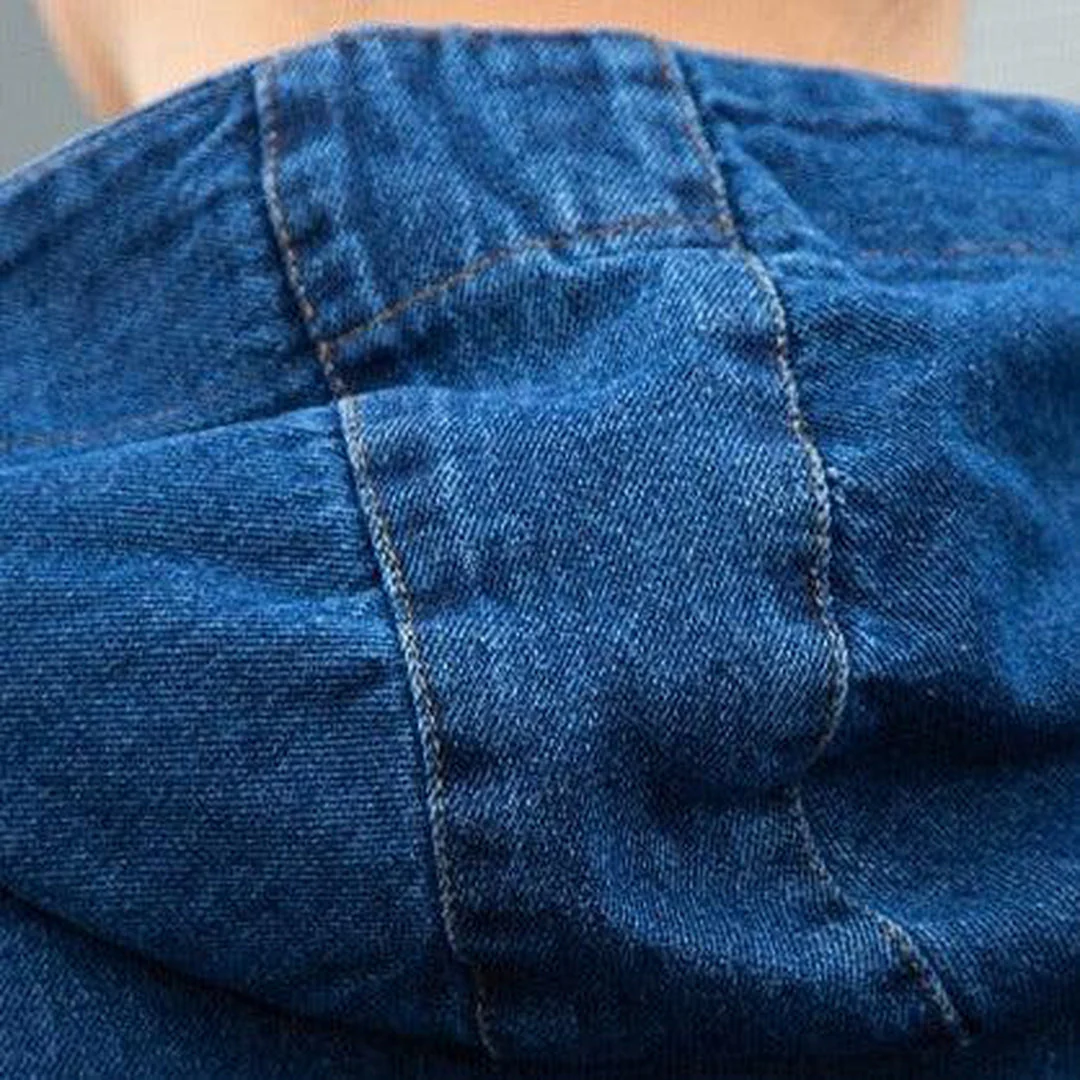 Worker men's blue jean overall - Image 6