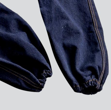 Workwear hooded men's denim overall - Image 6