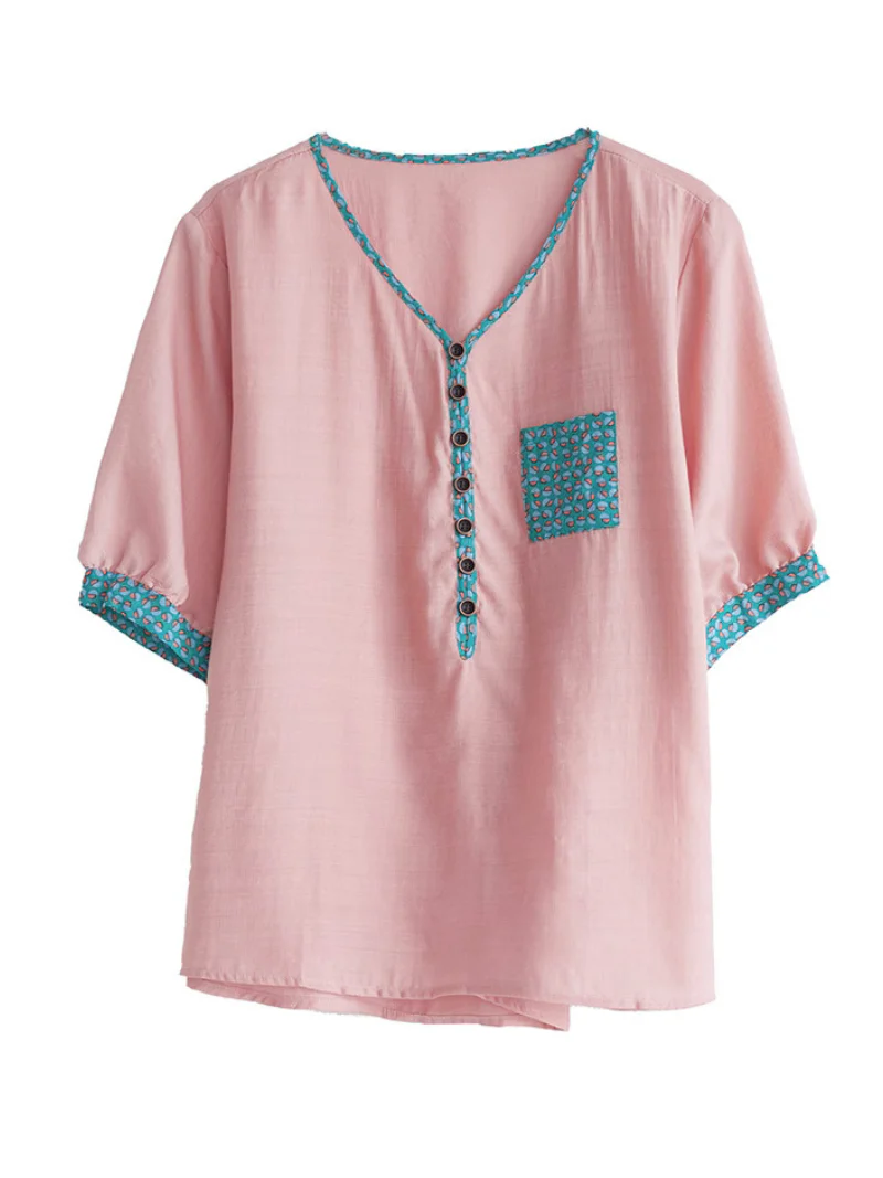 Wrangler Cotton V-neck Loose Top - Image 6