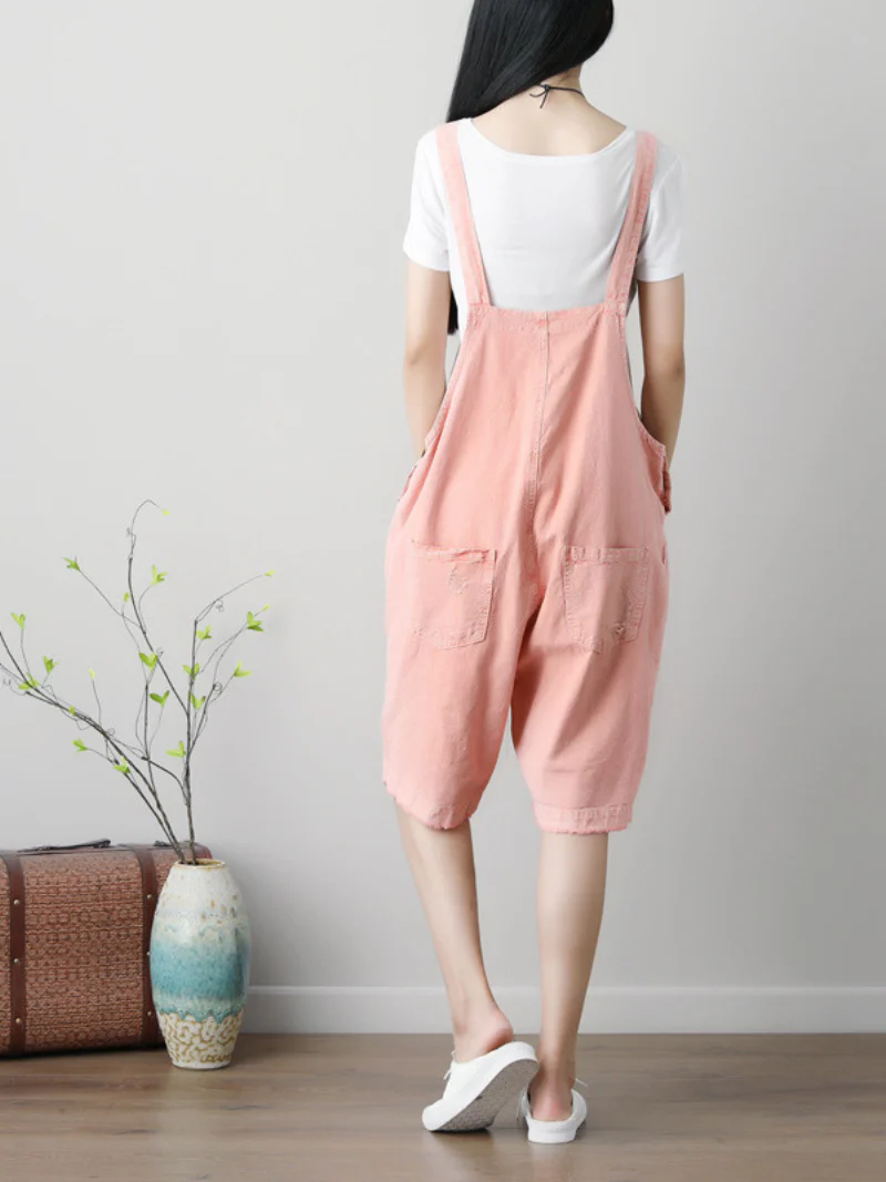 Wrangler Denim Stylish Short Dungarees - Image 5