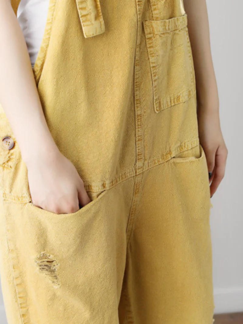 Wrangler Denim Stylish Short Dungarees - Image 6