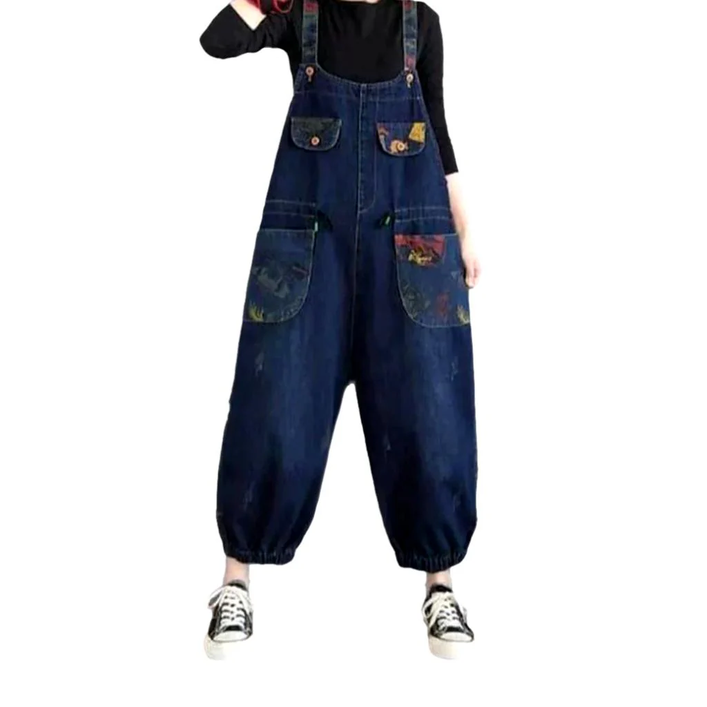 Y2k baggy women's jeans jumpsuit - Image 2