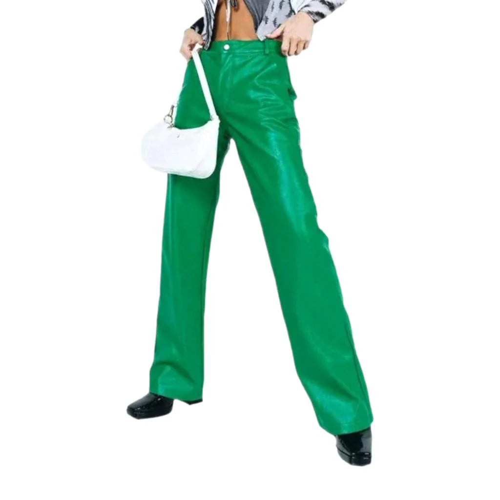 Y2k color denim pants for women - Image 3