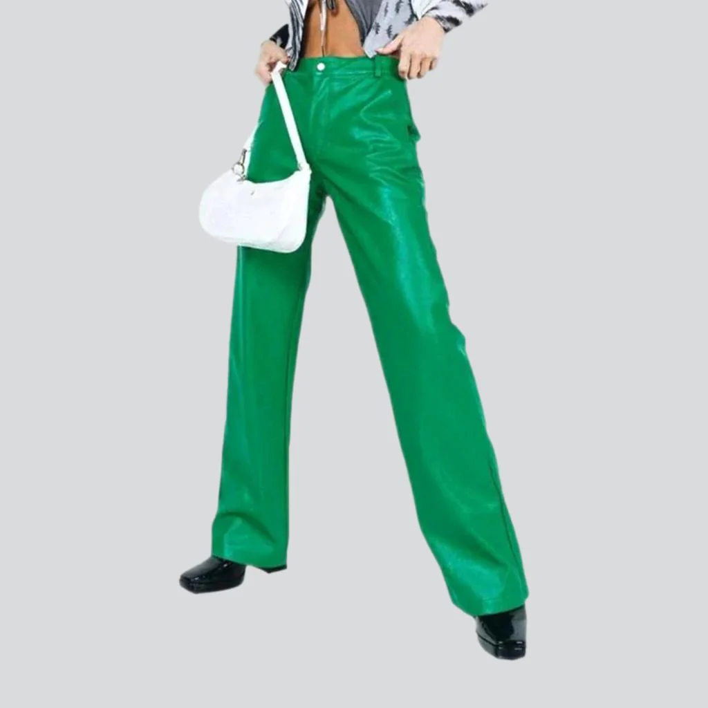 Y2k color denim pants for women - Image 5