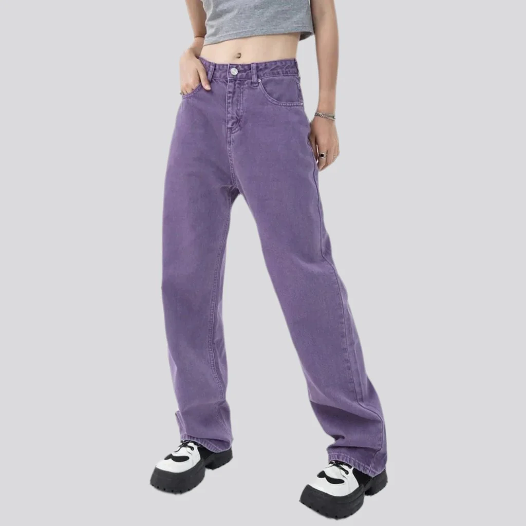 Y2k color jeans for women - Image 3