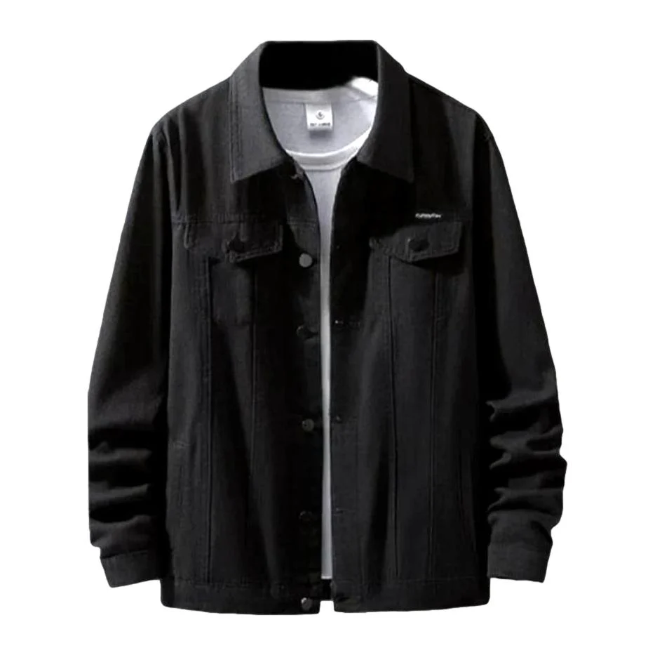 Y2k men's denim jacket - Image 4