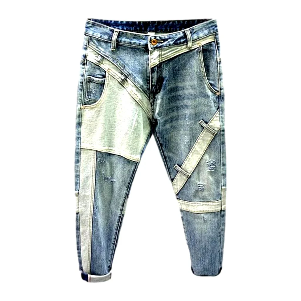 Y2k men's mid-waist jeans - Image 2