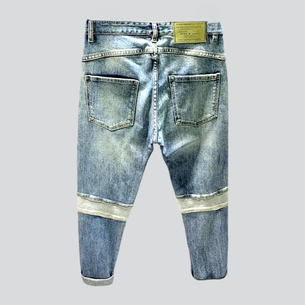 Y2k men's mid-waist jeans - Image 3