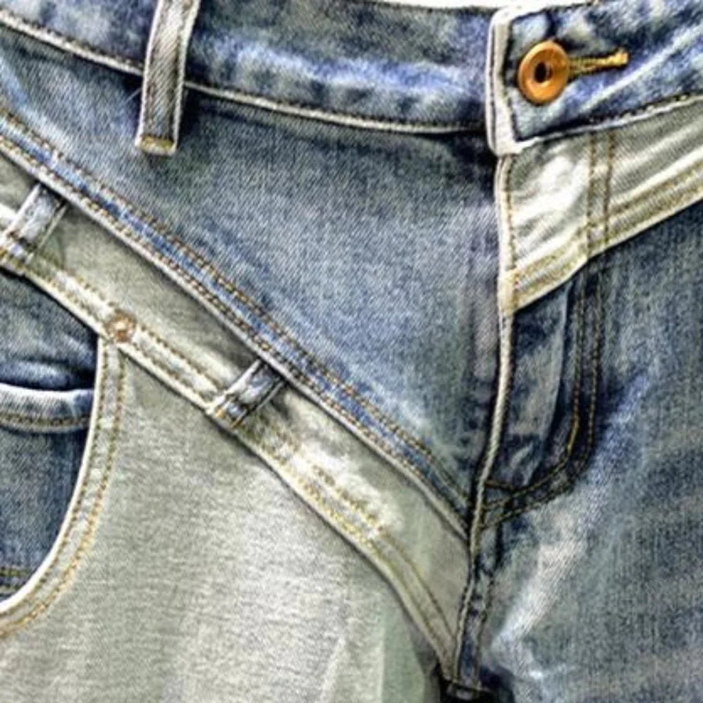 Y2k men's mid-waist jeans - Image 4