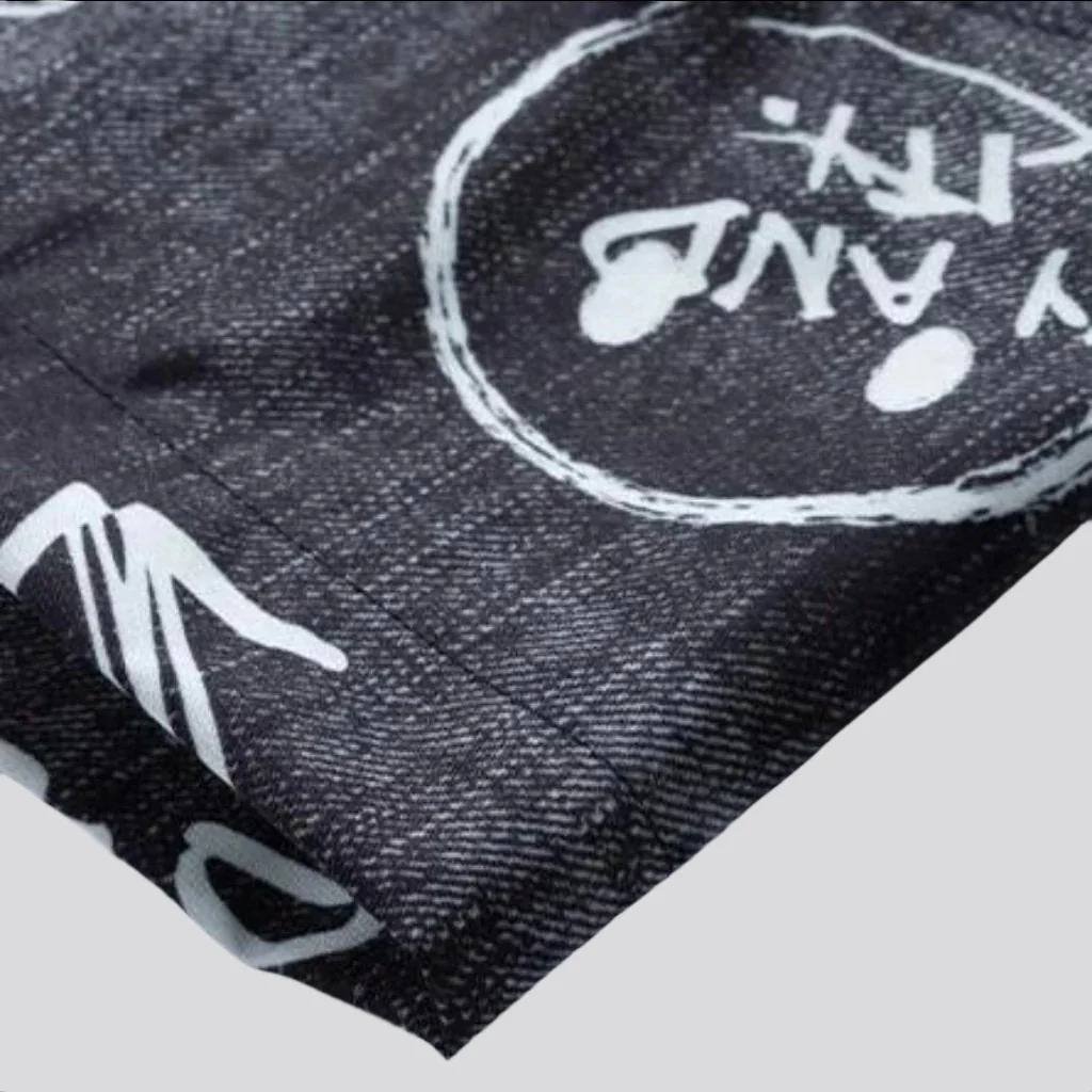 Y2k oversized denim jacket for men - Image 13