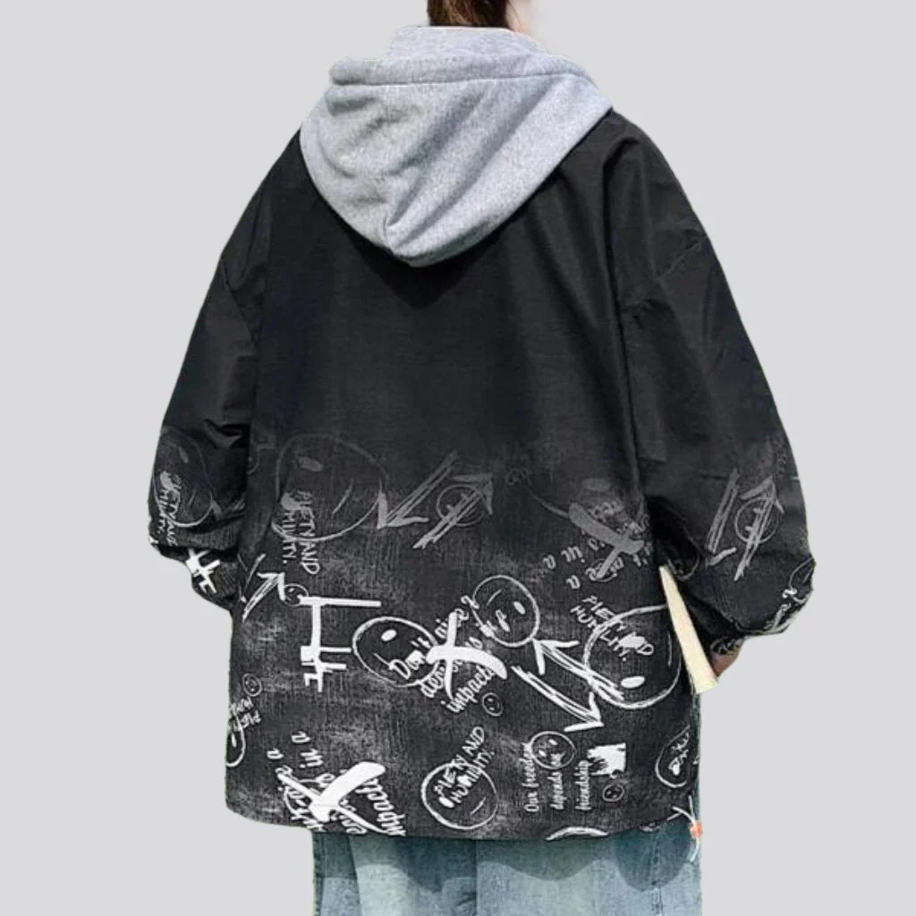 Y2k oversized denim jacket for men - Image 8
