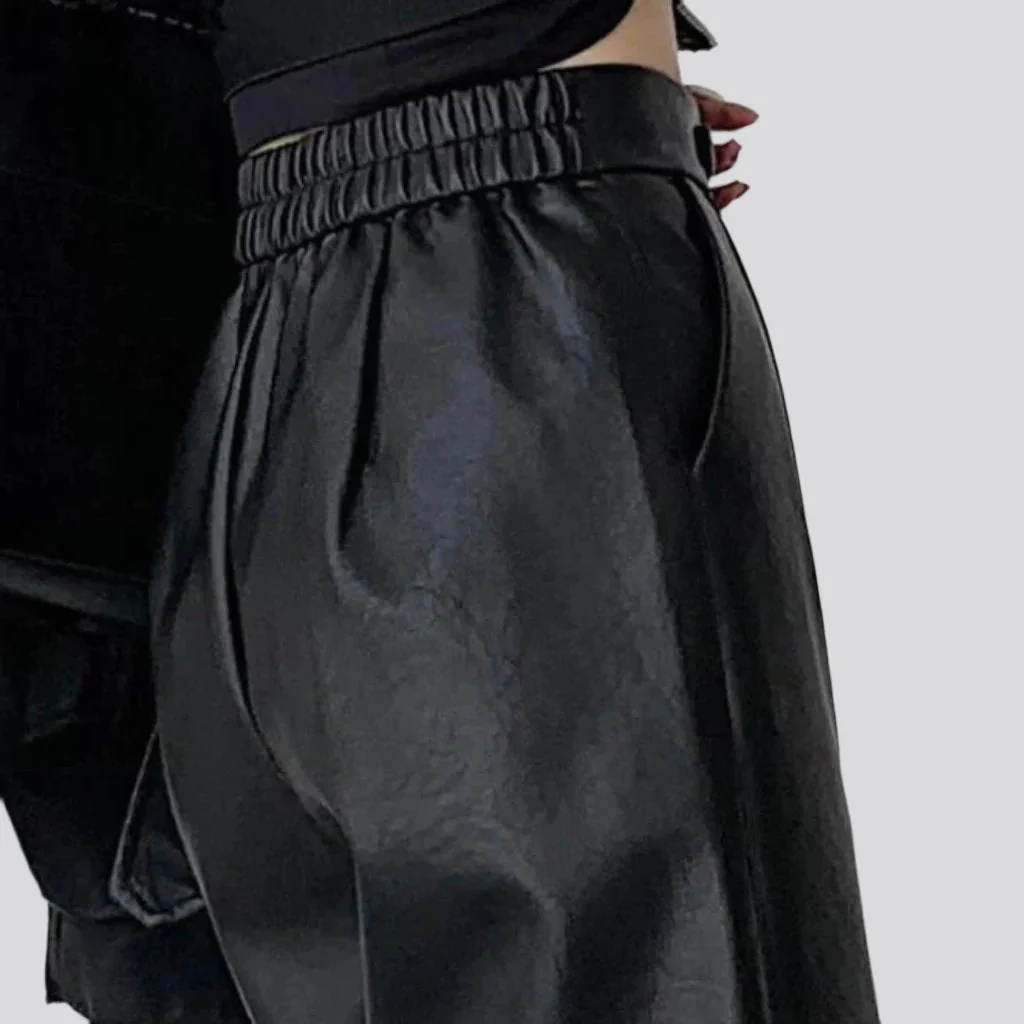 Y2k pleated-waistline women's denim pants - Image 7