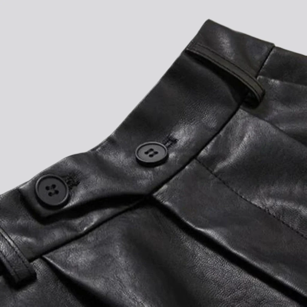 Y2k pleated-waistline women's denim pants - Image 9