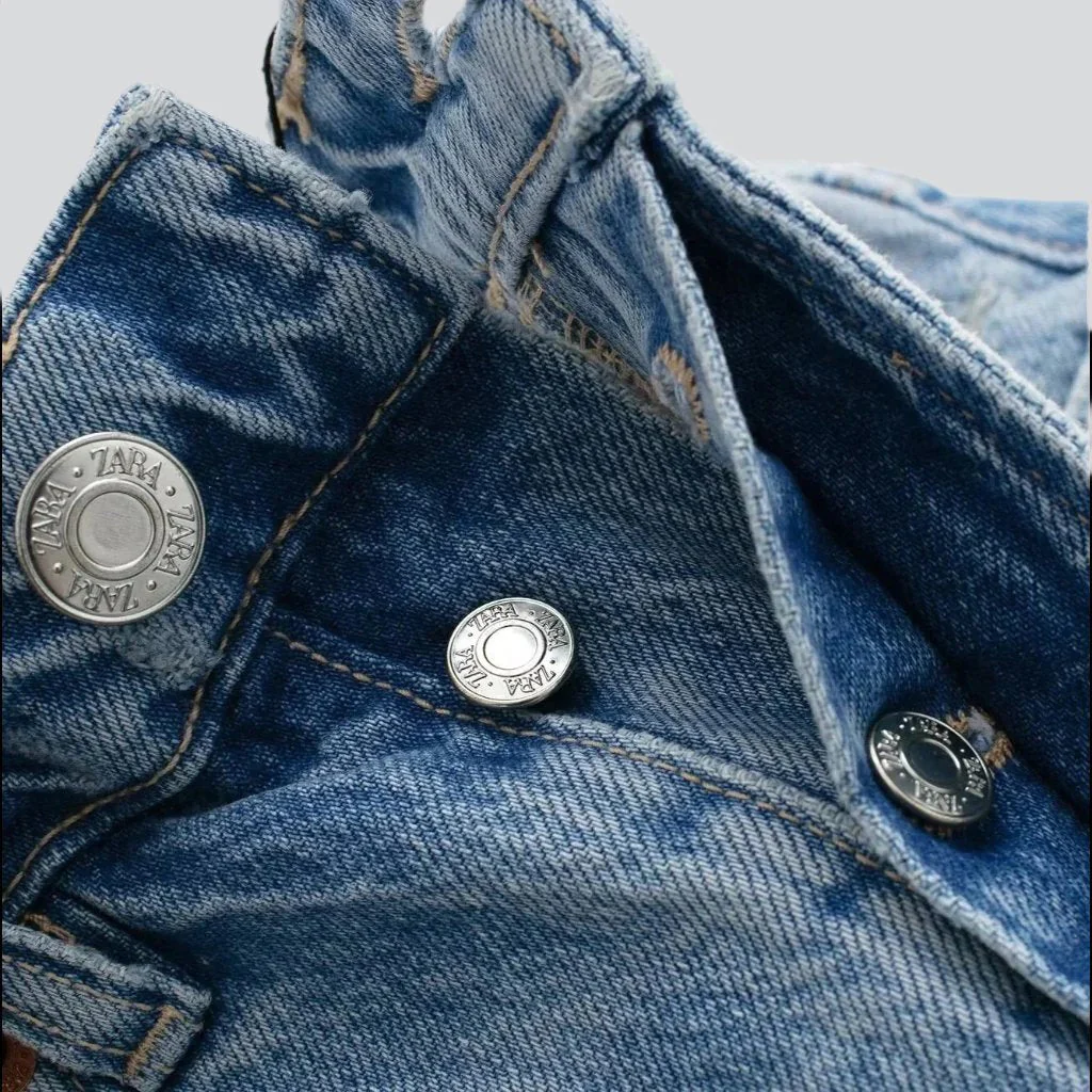 Y2k women's distressed denim shorts - Image 7