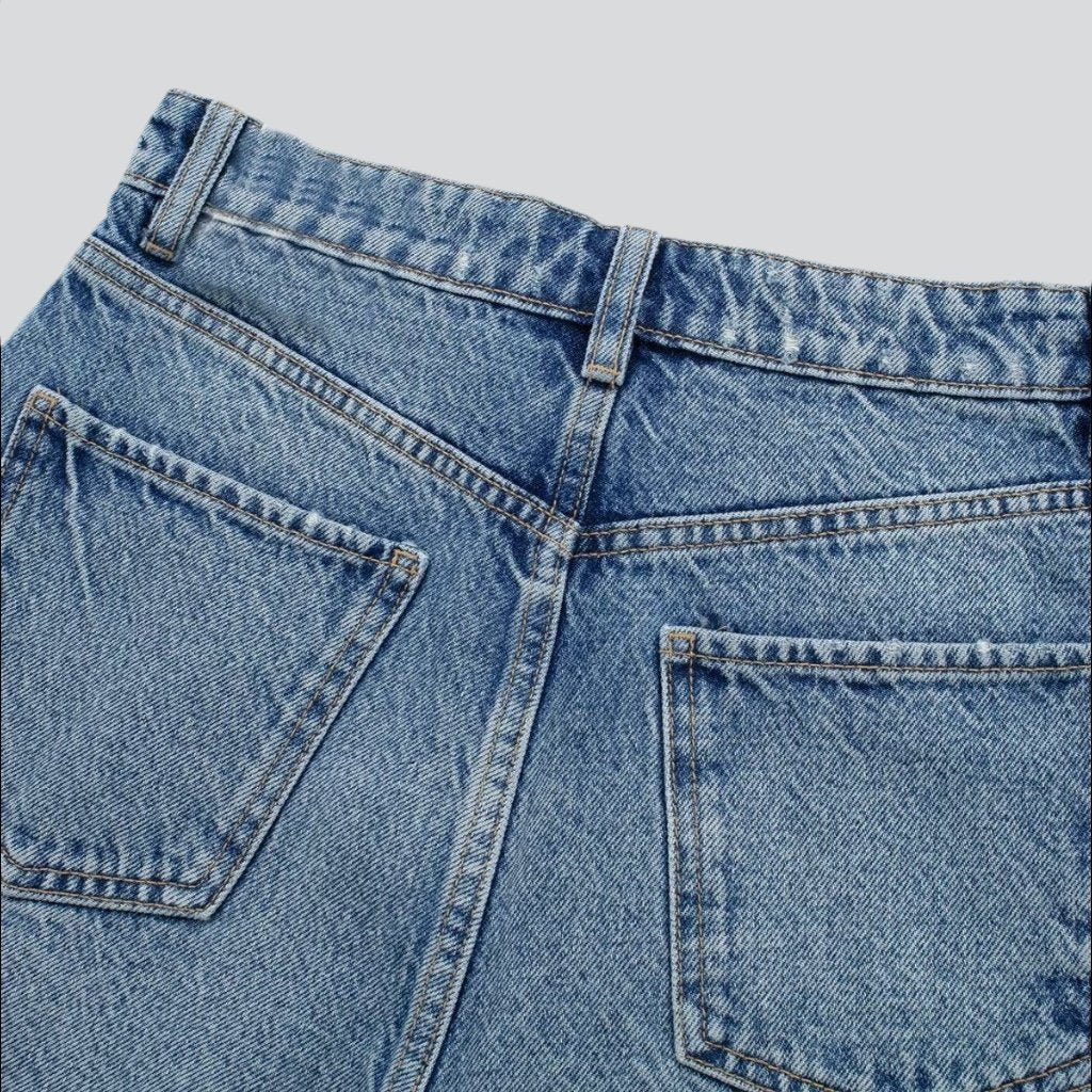 Y2k women's distressed denim shorts - Image 8