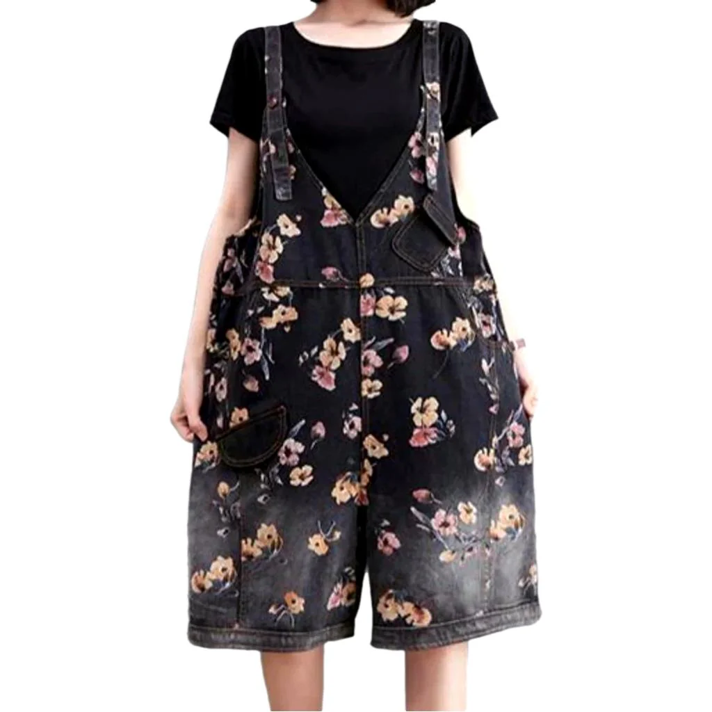 Y2k women's jean romper - Image 2