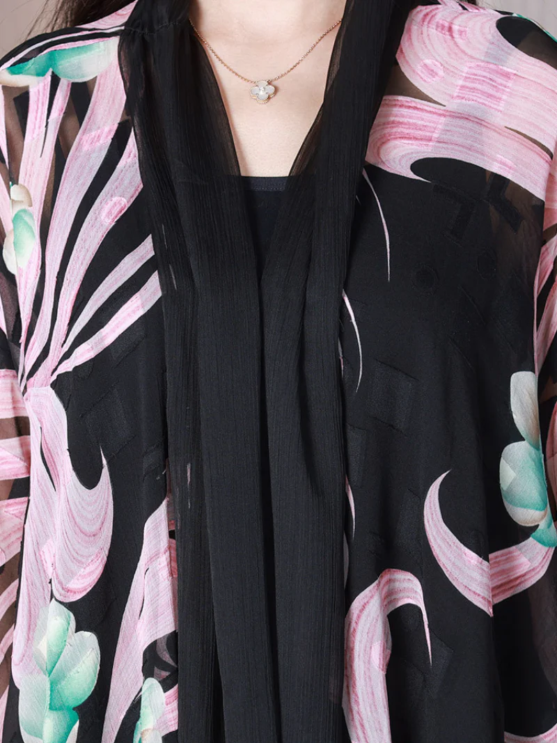 You Are The Love Scarf Collar A-line Dress - Image 3