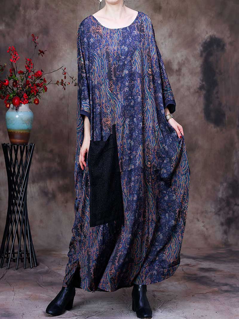 You Made Me Printed Pocket Style Maxi Dress - Image 3