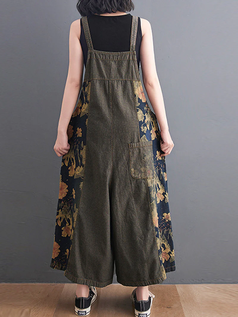 You Still Right Here  Denim Overalls Wide-Leg Jumpsuit - Image 4