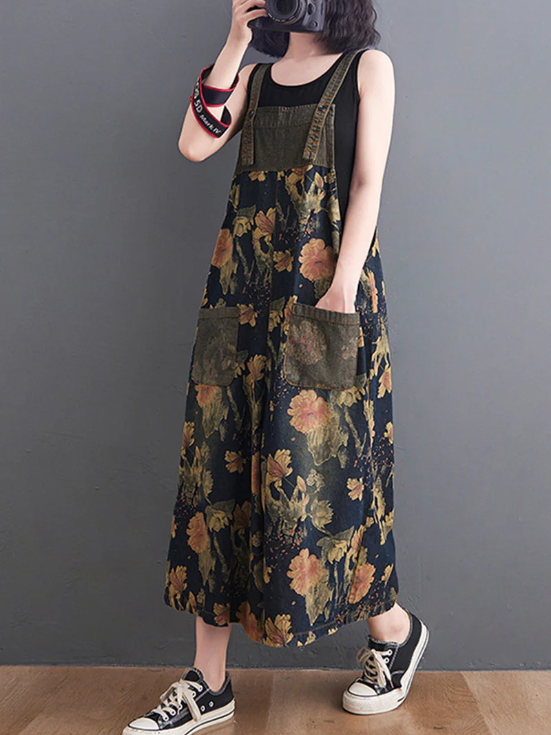 You Still Right Here  Denim Overalls Wide-Leg Jumpsuit - Image 6