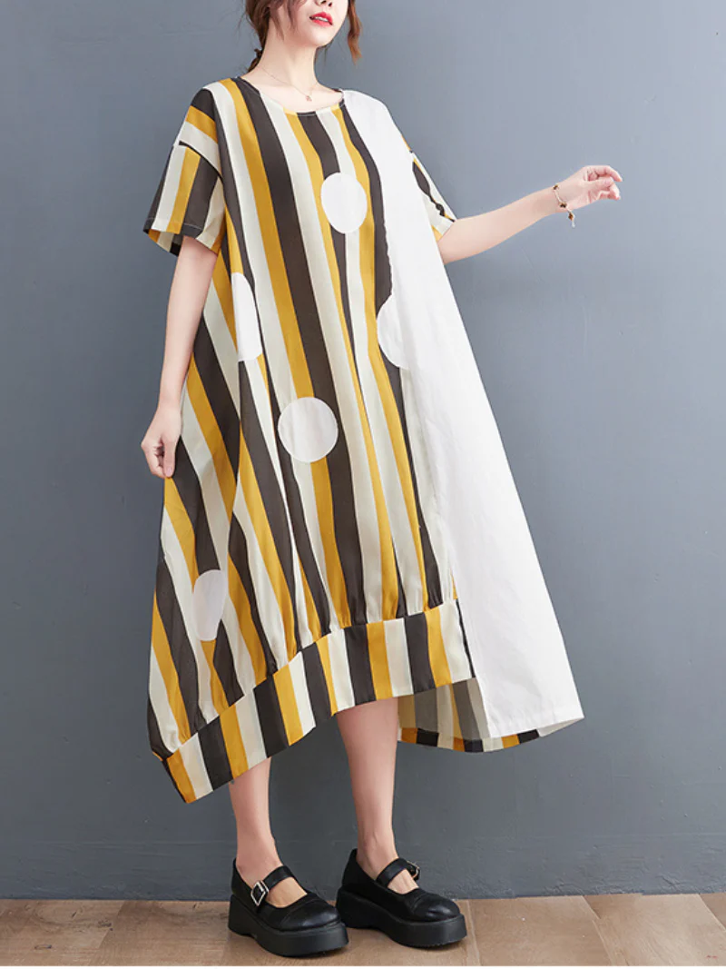 You're A Dreamer Round Neck A-line Dress - Image 2