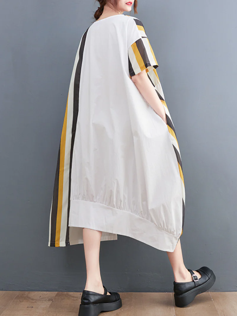You're A Dreamer Round Neck A-line Dress - Image 3