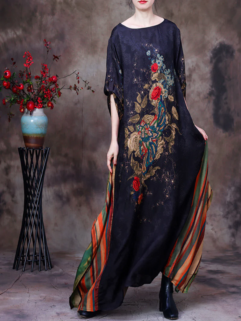 You're In My Heart Round Neck A-line Dress - Image 5
